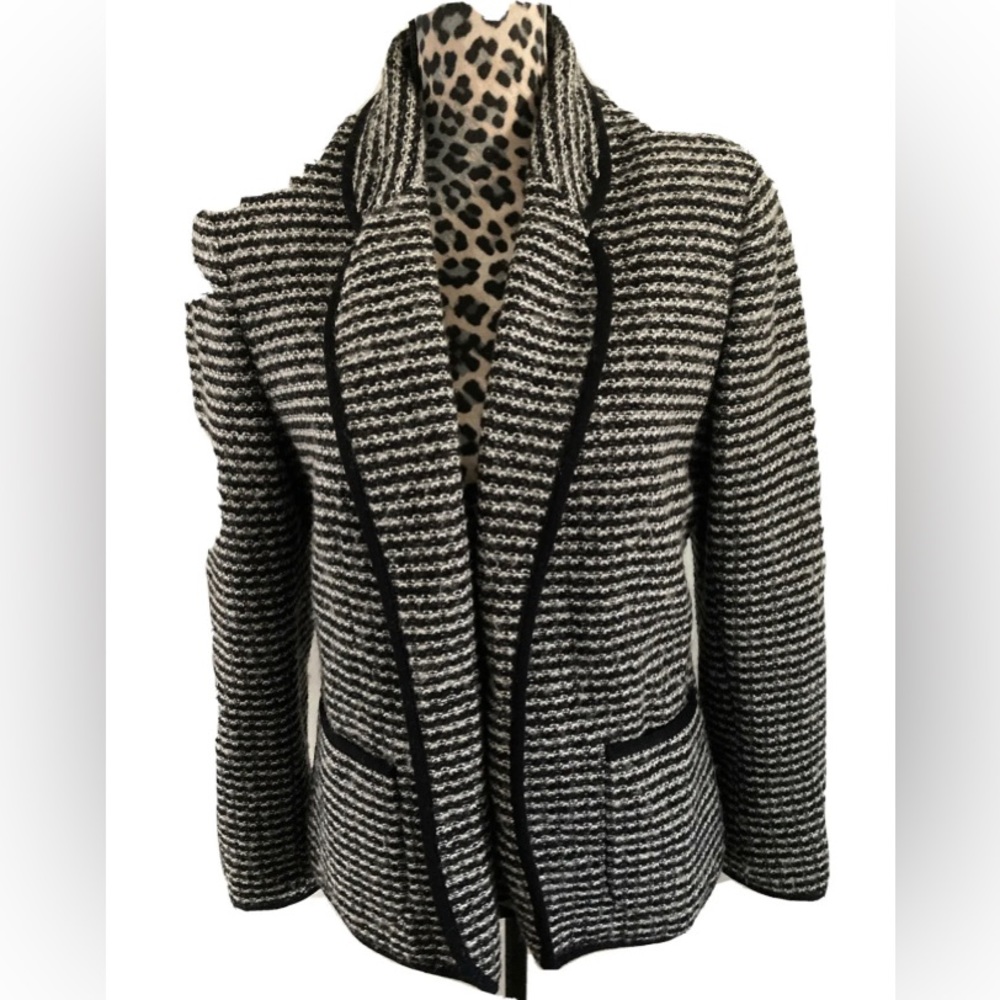 Butte Blazer Women’s Wool Black White Long Sleeve blazer Jacket